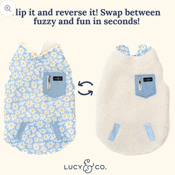 Lucy & Co. Reversible Teddy Vest - Picture 5 of 5